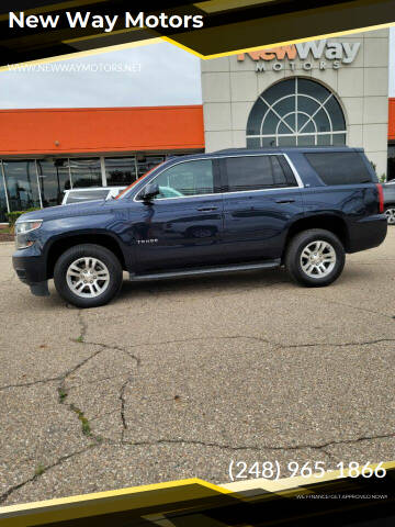 2017 Chevrolet Tahoe for sale at New Way Motors in Ferndale MI
