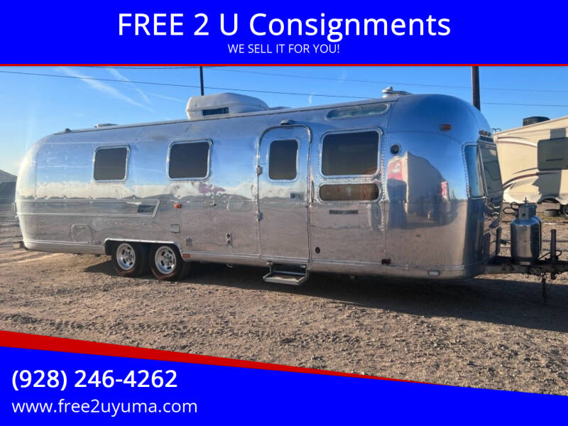 1977 Airstream Sovereign for sale at FREE 2 U Consignments in Yuma AZ