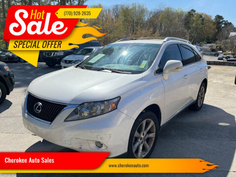 2012 Lexus RX 350 for sale at Cherokee Auto Sales in Acworth GA