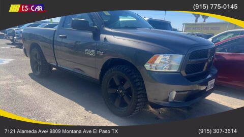 2014 RAM 1500 for sale at Escar Auto in El Paso TX