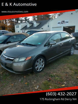 2008 Honda Civic for sale at E & K Automotive in Derry NH