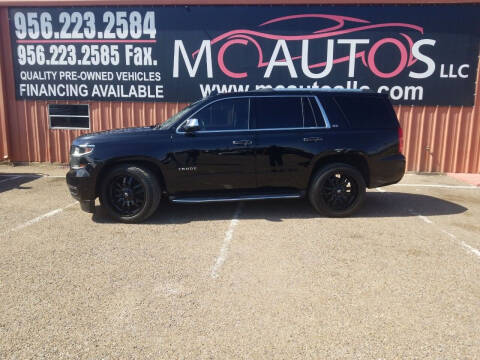 2015 Chevrolet Tahoe for sale at MC Autos LLC in Pharr TX