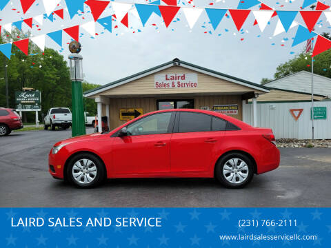 2014 Chevrolet Cruze for sale at LAIRD SALES AND SERVICE in Muskegon MI