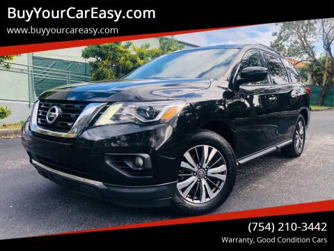 2017 Nissan Pathfinder for sale at BuyYourCarEasy.com in Hollywood FL