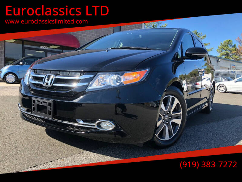 2015 Honda Odyssey for sale at Euroclassics LTD in Durham NC