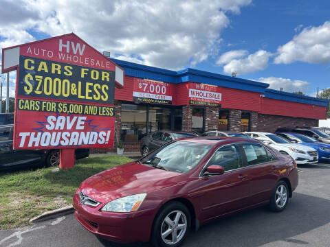 2004 Honda Accord for sale at HW Auto Wholesale in Norfolk VA