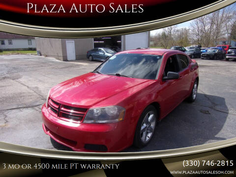 2013 Dodge Avenger for sale at Plaza Auto Sales in Poland OH