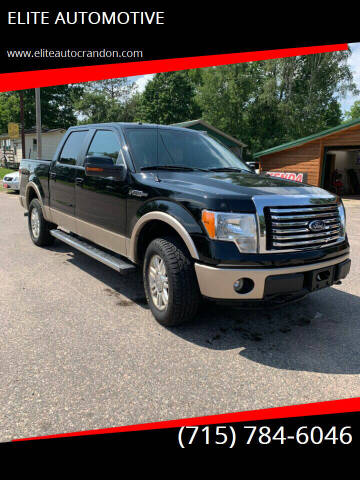 2011 Ford F-150 for sale at ELITE AUTOMOTIVE in Crandon WI