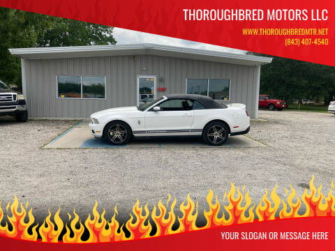 2010 Ford Mustang for sale at Thoroughbred Motors LLC in Scranton SC