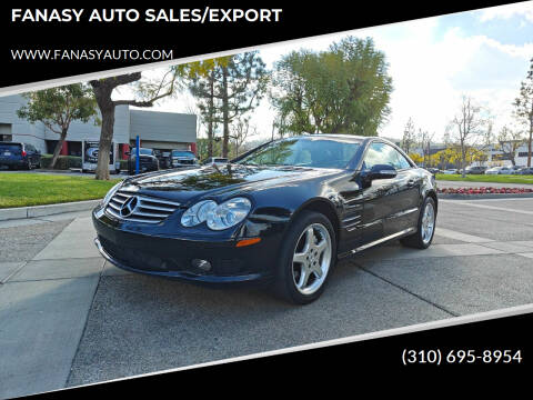2003 Mercedes-Benz SL-Class for sale at FANASY AUTO SALES/EXPORT in Yorba Linda CA