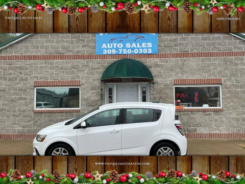 2017 Chevrolet Sonic for sale at VAZQUEZ AUTO SALES in Bloomington IL