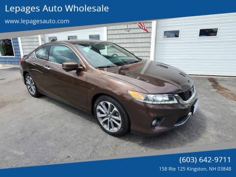 2014 Honda Accord for sale at Lepages Auto Wholesale in Kingston NH