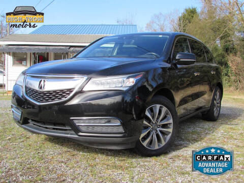 2016 Acura MDX for sale at High-Thom Motors in Thomasville NC