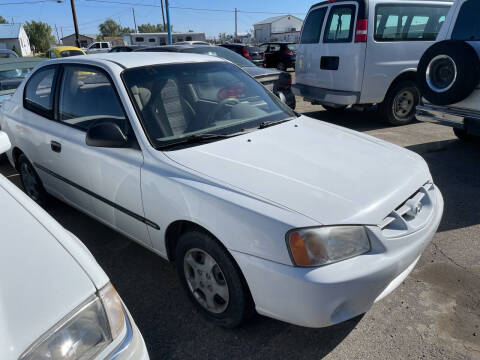 2002 Hyundai Accent for sale at AFFORDABLY PRICED CARS LLC in Mountain Home ID