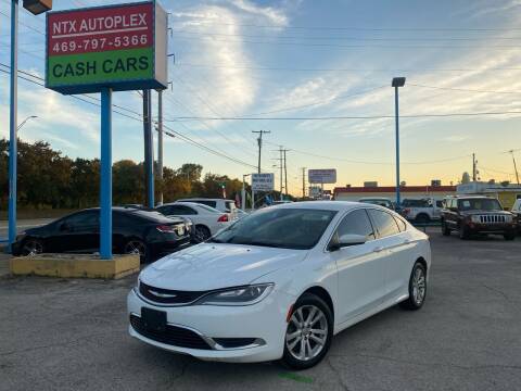 2016 Chrysler 200 for sale at NTX Autoplex in Garland TX