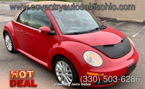 2008 Volkswagen New Beetle Convertible for sale at Coventry Auto Sales in Youngstown OH