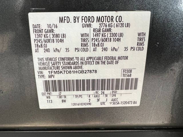 2017 Ford Explorer XLT