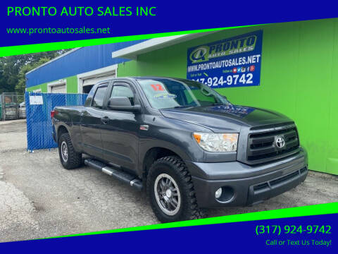 2012 Toyota Tundra for sale at PRONTO AUTO SALES INC in Indianapolis IN