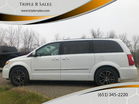 2016 Chrysler Town and Country for sale at Triple R Sales in Lake City MN