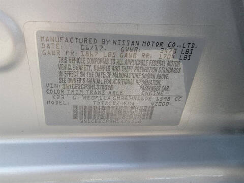 2017 Nissan Versa Note SV