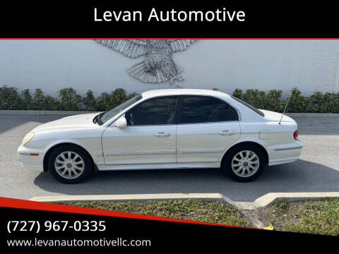 2002 Hyundai Sonata for sale at Levan Automotive in Largo FL