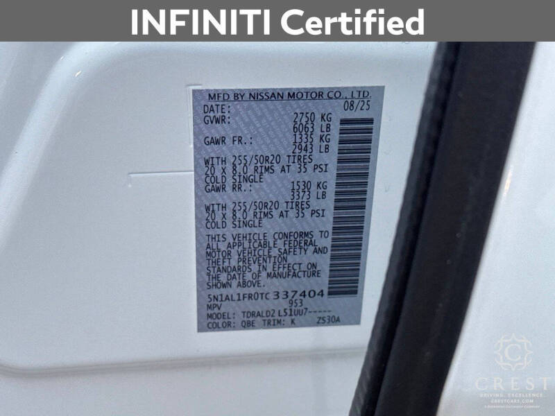 2026 Infiniti QX60 Luxe