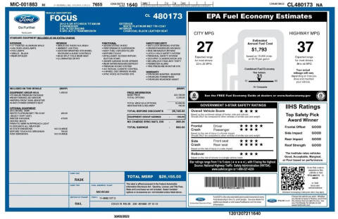 2012 Ford Focus Titanium