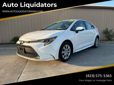 2021 Toyota Corolla for sale at Auto Liquidators in Bluff City TN