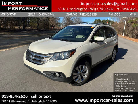 2014 Honda CR-V for sale at Import Performance Sales in Raleigh NC