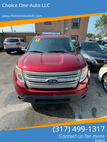 2015 Ford Explorer for sale at Choice One Auto LLC in Beech Grove IN