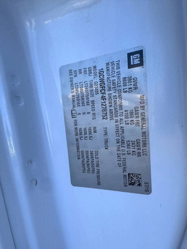 2015 Chevrolet Express 2500