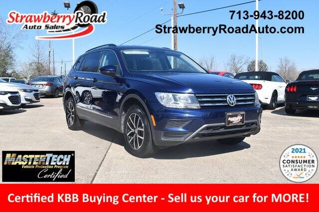 2021 Volkswagen Tiguan for sale at Strawberry Road Auto Sales in Pasadena TX
