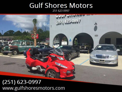 2011 Can Am Spyder RT for sale at Gulf Shores Motors in Gulf Shores AL