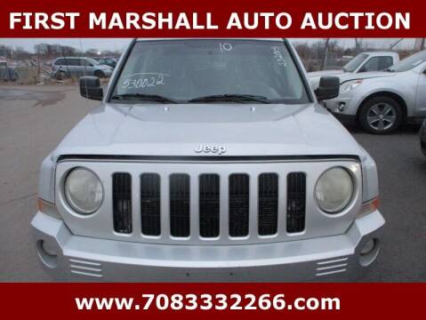 2010 Jeep Patriot for sale at First Marshall Auto Auction in Harvey IL