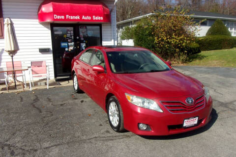 2010 Toyota Camry for sale at Dave Franek Automotive in Wantage NJ