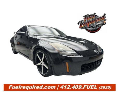 2003 Nissan 350Z for sale at Fuel Required in Mcdonald PA