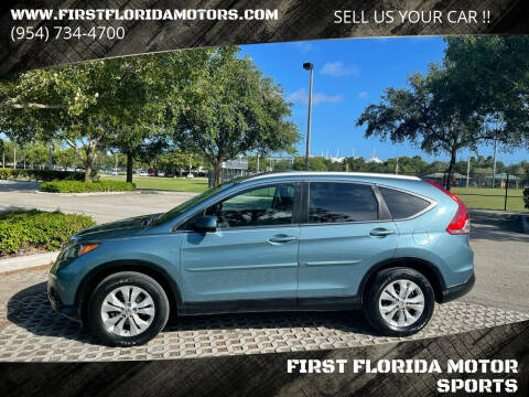 2013 Honda CR-V for sale at FIRST FLORIDA MOTOR SPORTS in Pompano Beach FL