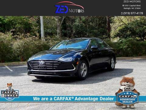2021 Hyundai Sonata for sale at Zed Motors in Raleigh NC
