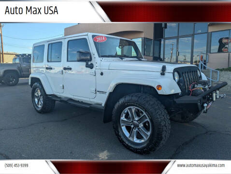 2014 Jeep Wrangler Unlimited for sale at Auto Max USA in Yakima WA