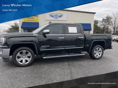 2018 GMC Sierra 1500 for sale at Larry Whicker Motors in Kernersville NC