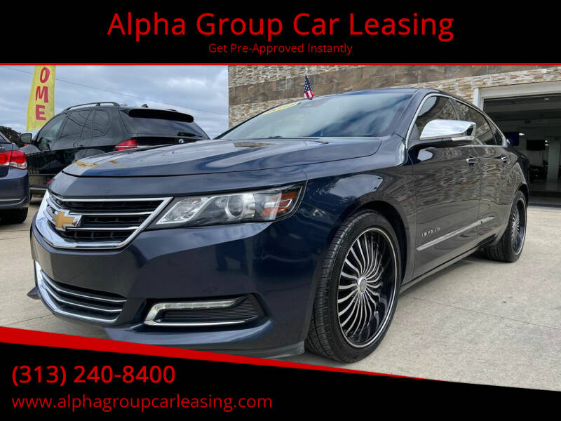 2015 Chevrolet Impala for sale at Alpha Group Car Leasing in Redford MI