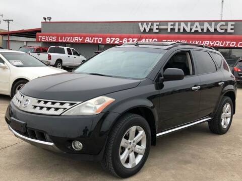 2007 Nissan Murano for sale at Texas Luxury Auto in Cedar Hill TX