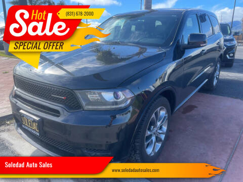 2019 Dodge Durango for sale at Soledad Auto Sales in Soledad CA