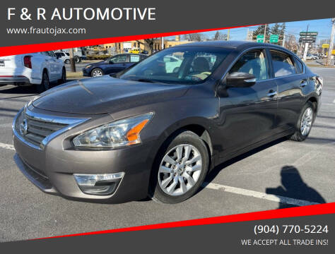 2013 Nissan Altima for sale at F & R AUTOMOTIVE in Jacksonville FL