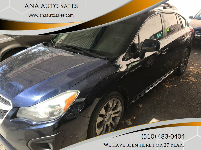 2014 Subaru Impreza for sale at ANA Auto Sales in San Leandro CA