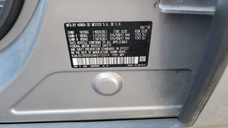2019 Honda HR-V LX