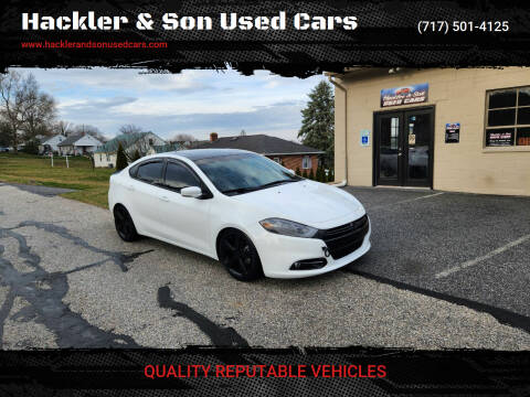 2015 Dodge Dart for sale at Hackler & Son Used Cars in Red Lion PA