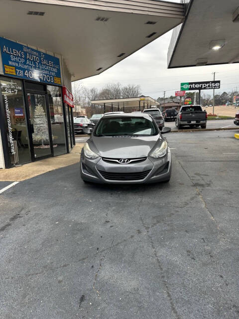 2014 Hyundai ELANTRA for sale at Michael Johnson @ Allens Auto Sales Hopkinsville in Hopkinsville, KY