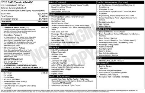 2026 GMC Terrain AT4