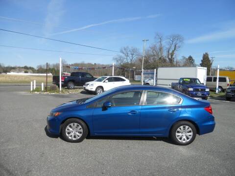 2012 Honda Civic for sale at All Cars and Trucks in Buena NJ